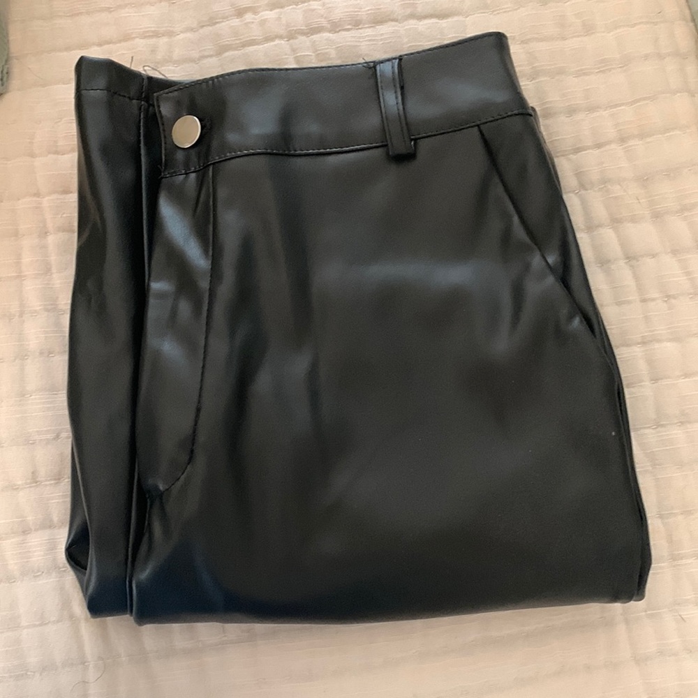 Women’s New Faux Leather Pants - perfect for fall!